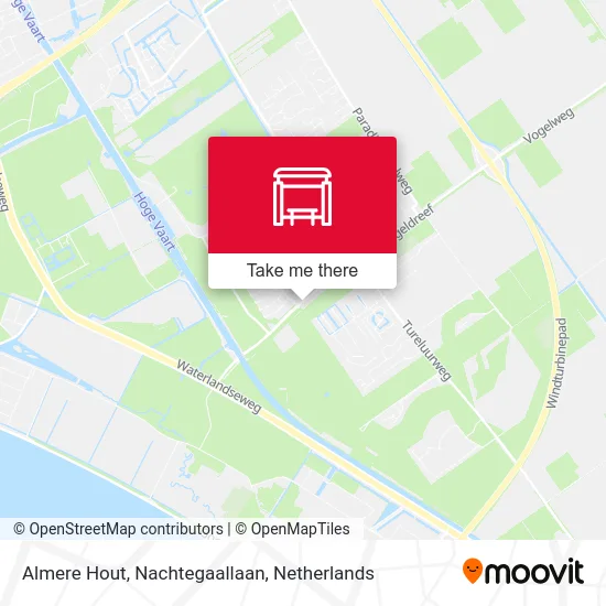 Almere Hout, Nachtegaallaan map