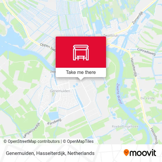 Genemuiden, Hasselterdijk map