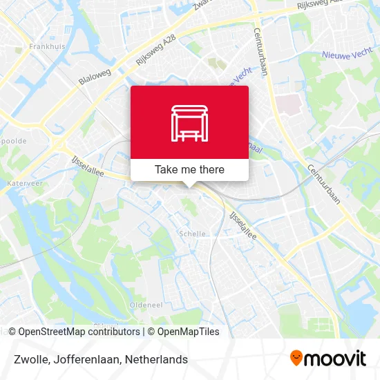 Zwolle, Jofferenlaan map