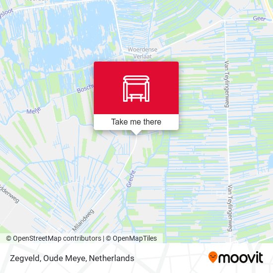 Zegveld, Oude Meye map