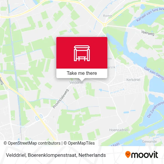 Velddriel, Boerenklompenstraat map