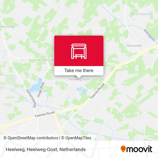 Heelweg, Heelweg-Oost map