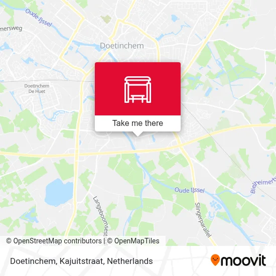 Doetinchem, Kajuitstraat map