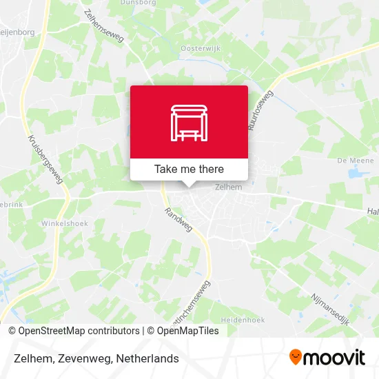Zelhem, Zevenweg map