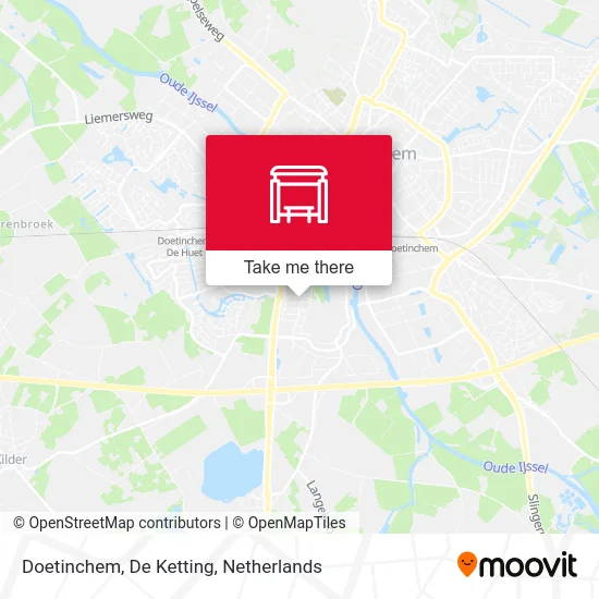 Doetinchem, De Ketting Karte