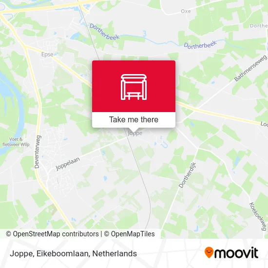 Joppe, Eikeboomlaan map