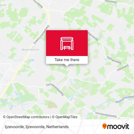 Ijzevoorde, Ijzevoorde map