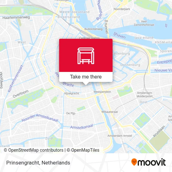 Prinsengracht map