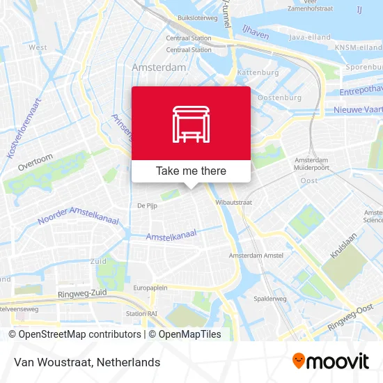 Van Woustraat map