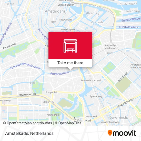 Amstelkade map
