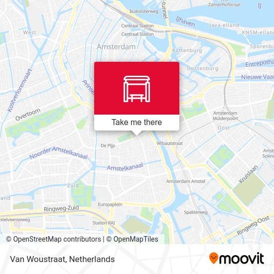 Van Woustraat map