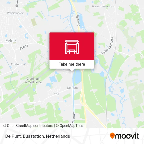 De Punt, Busstation map