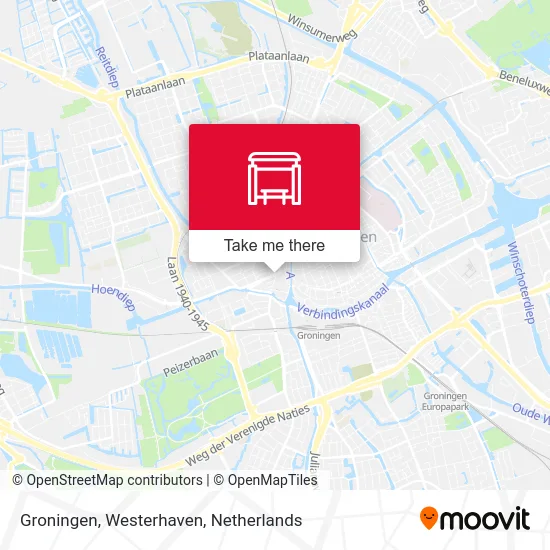 Groningen, Westerhaven map