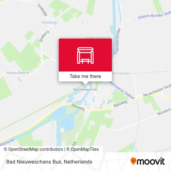 Bad Nieuweschans Bus map