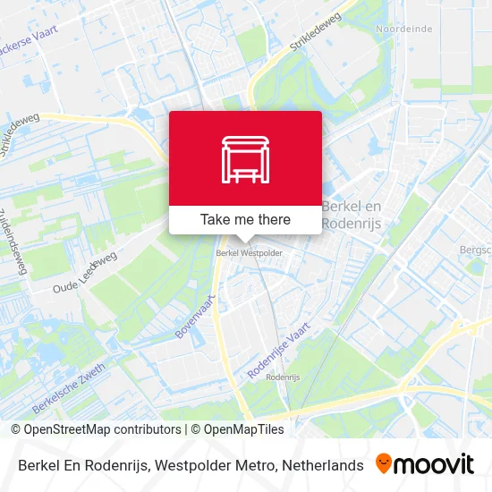 Berkel En Rodenrijs, Westpolder Metro map