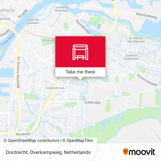 Dordrecht, Overkampweg map