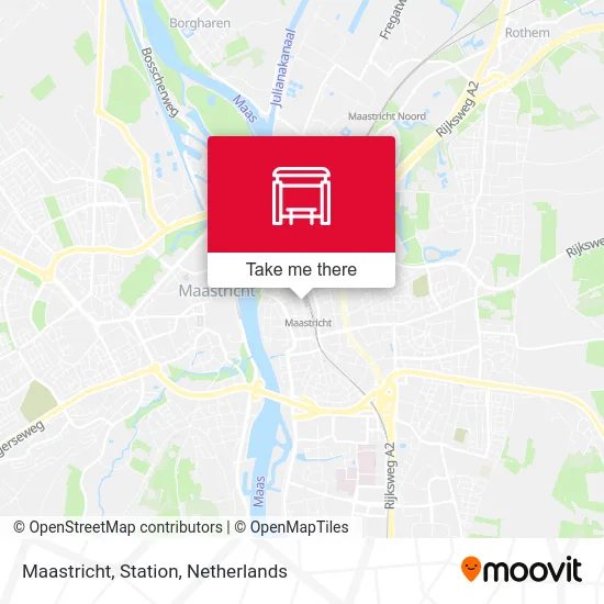 Maastricht, Station map