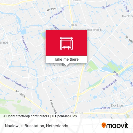 Naaldwijk, Busstation map