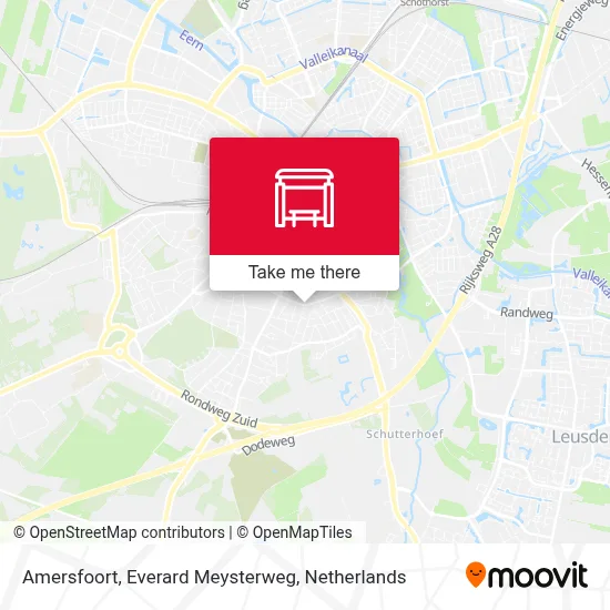 Amersfoort, Everard Meysterweg map