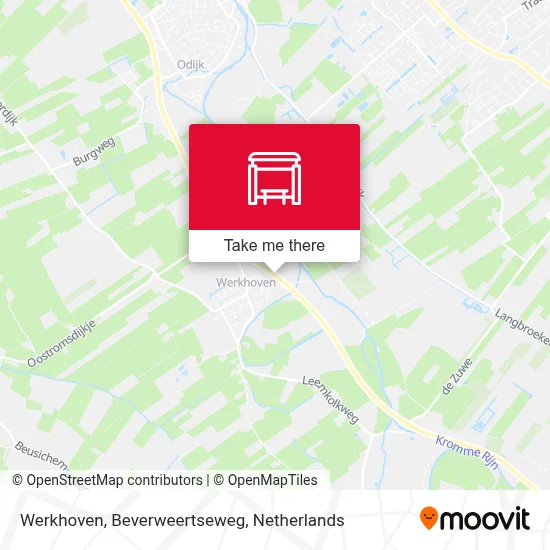 Werkhoven, Beverweertseweg map