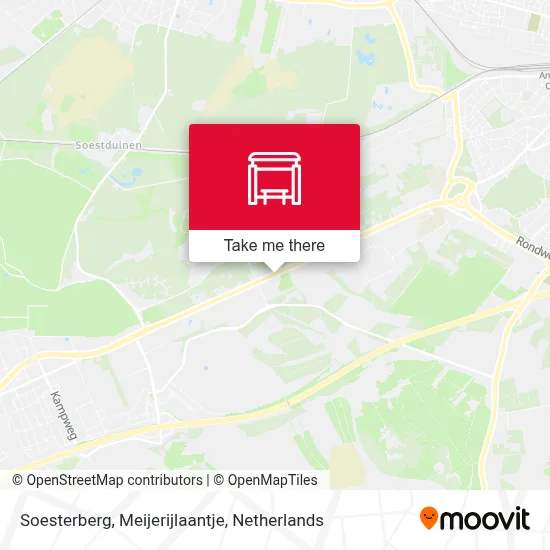 Soesterberg, Meijerijlaantje Karte