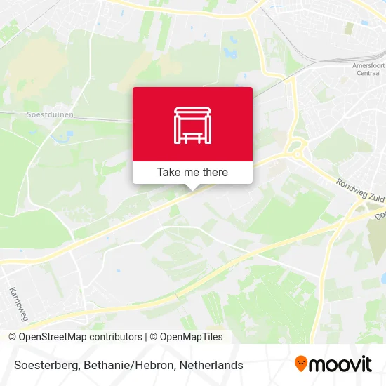 Soesterberg, Bethanie/Hebron map