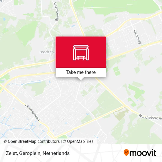 Zeist, Geroplein map