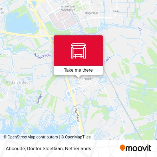Abcoude, Doctor Sloetlaan map