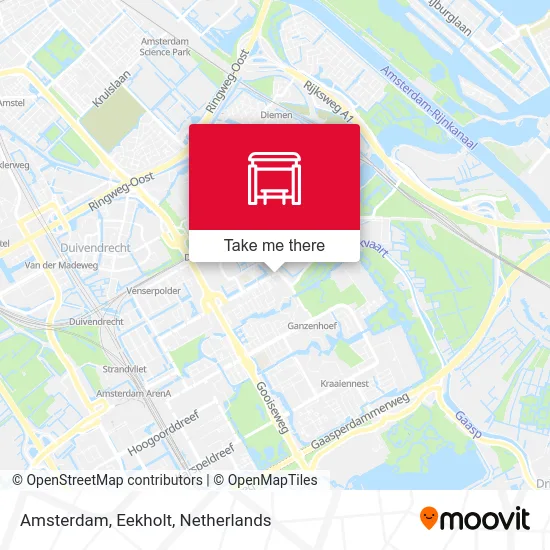 Amsterdam, Eekholt map