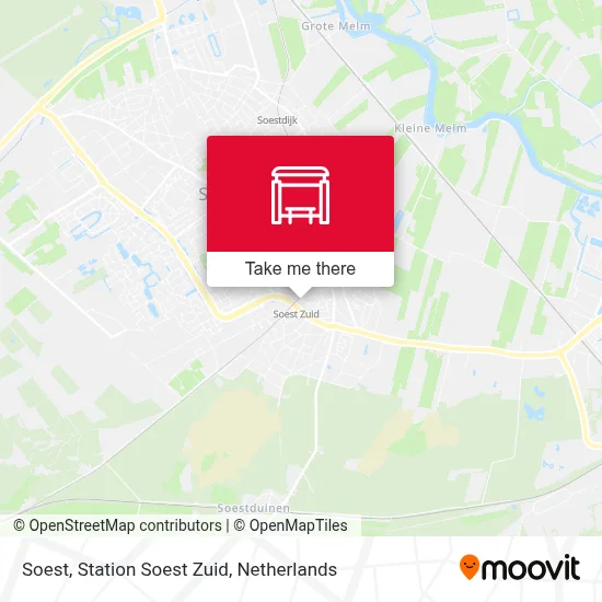Soest, Station Soest Zuid map