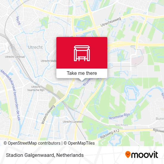 Stadion Galgenwaard map