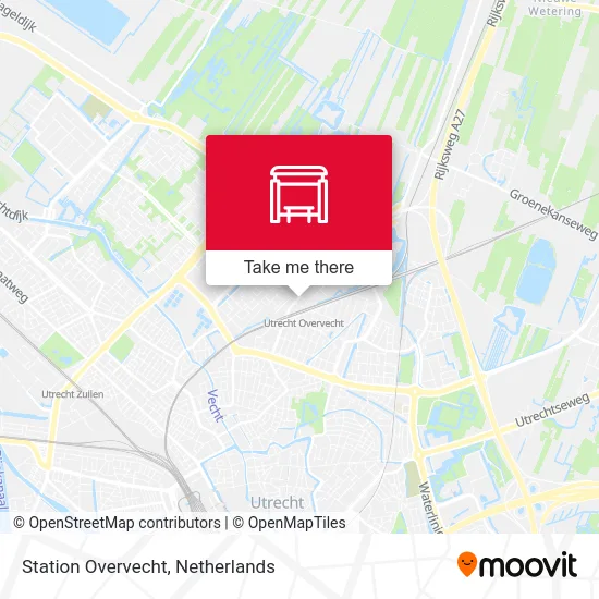Station Overvecht map