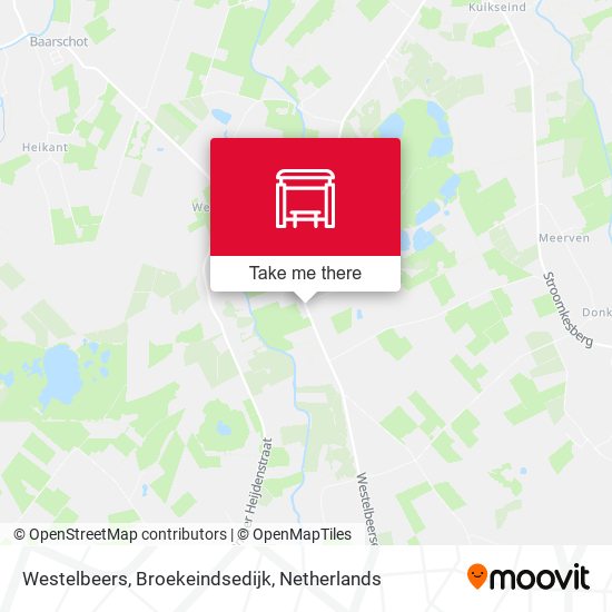 Westelbeers, Broekeindsedijk Karte