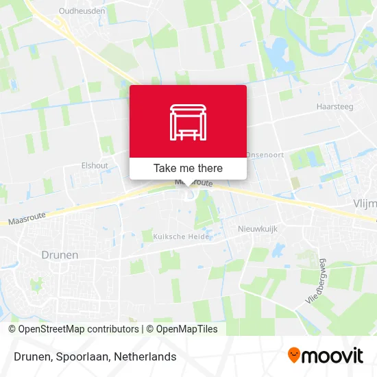 Drunen, Spoorlaan map