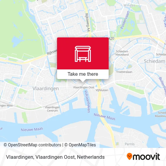 Vlaardingen, Vlaardingen Oost map