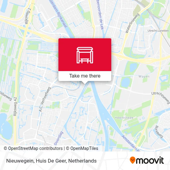Nieuwegein, Huis De Geer map