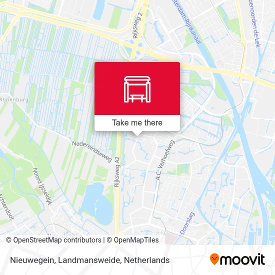 Nieuwegein, Landmansweide map