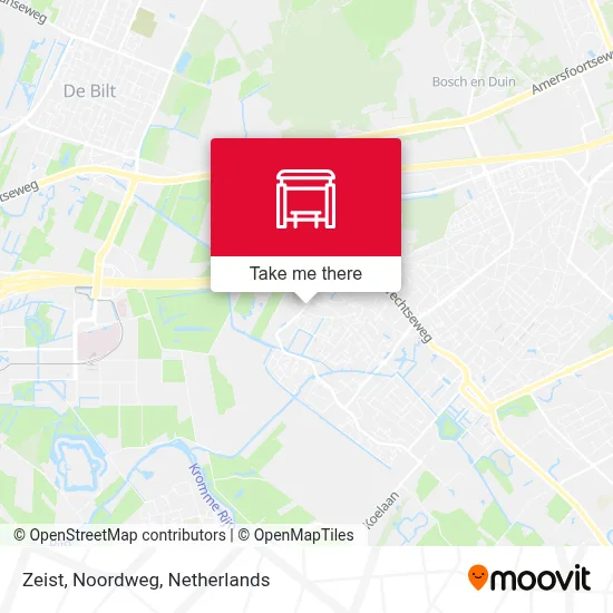 Zeist, Noordweg map