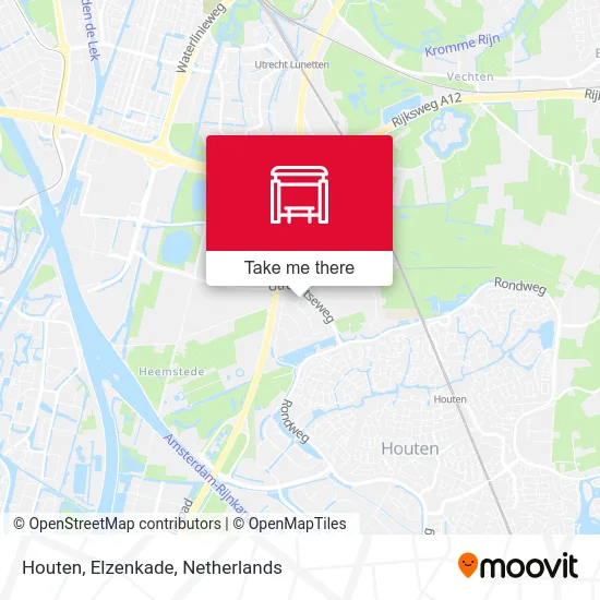 Houten, Elzenkade map