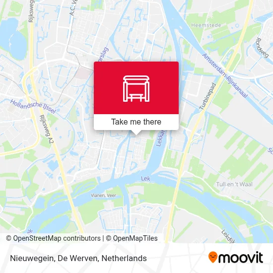 Nieuwegein, De Werven map