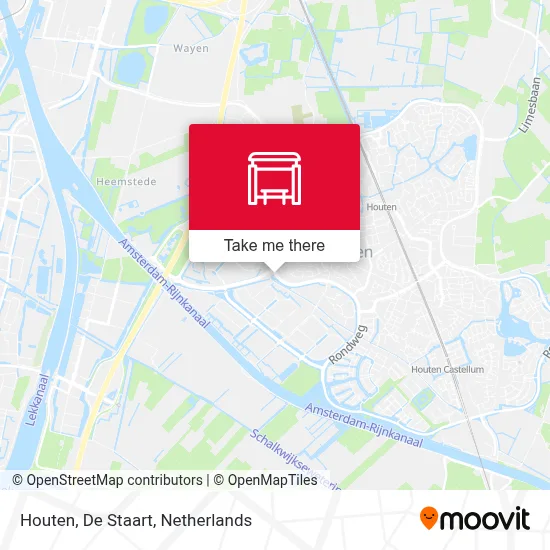 Houten, De Staart map