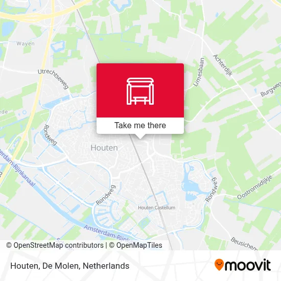 Houten, De Molen map
