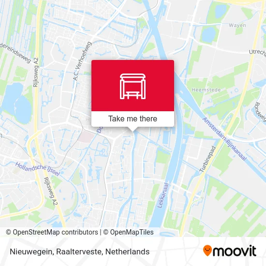 Nieuwegein, Raalterveste map