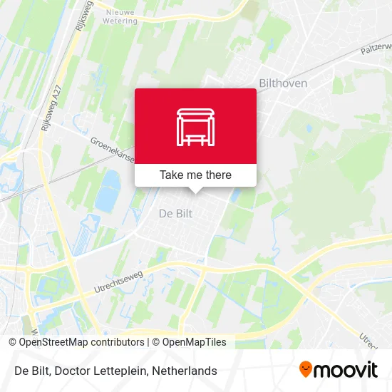De Bilt, Doctor Letteplein map