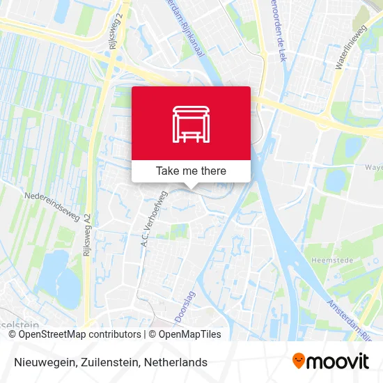 Nieuwegein, Zuilenstein map