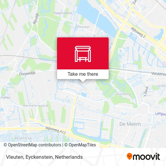 Vleuten, Eyckenstein map