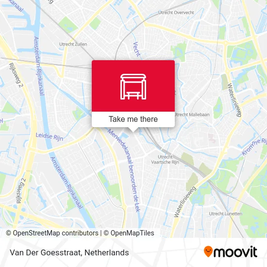 Van Der Goesstraat Karte