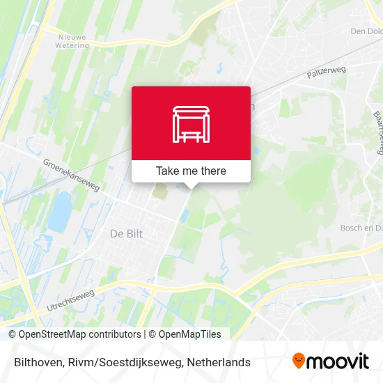 Bilthoven, Rivm/Soestdijkseweg Karte