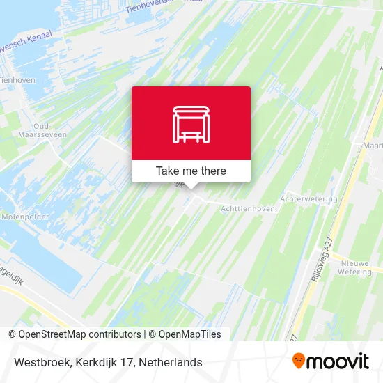 Westbroek, Kerkdijk 17 map