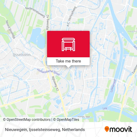 Nieuwegein, Ijsselsteinseweg map